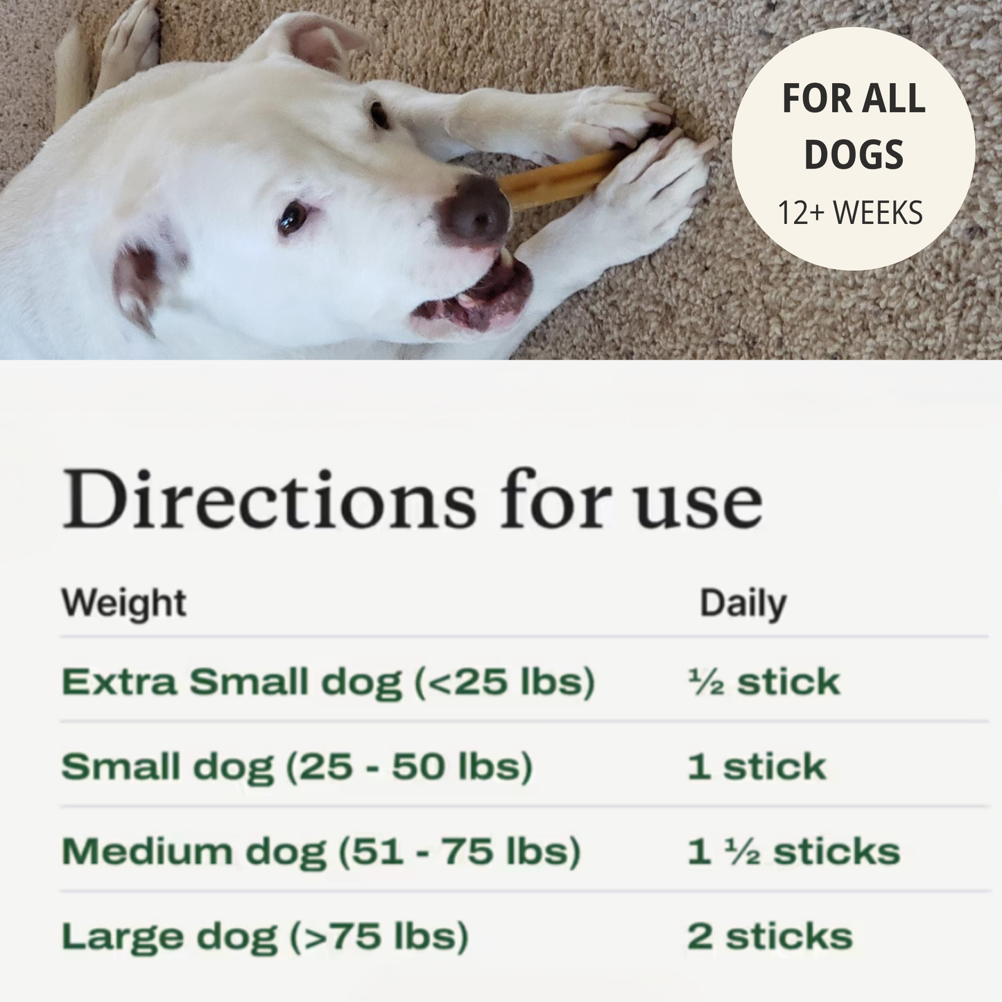 Doggies™ Selenium & Chelated Minerals Dental & Heart Health Chew